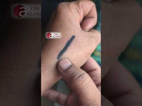 Review | Swiss Beauty Bold & Black 2 In 1 Kajal And Eyeiner | Waterproof, smudge-proof test