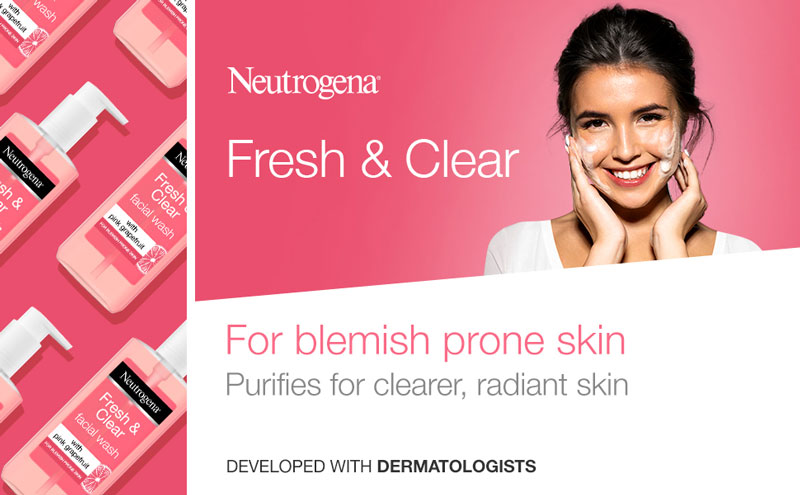 Neutrogena Fresh And Clear Facial Wash, 200 ml 3 Neutrogena Fresh And Clear Facial Wash, 200 ml - Image 3