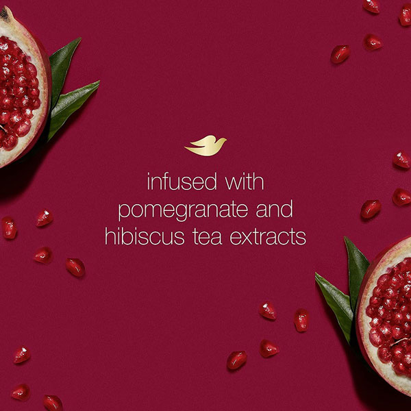 Dove Pomegranate & Hibiscus Tea Shower Gel, 500 ml 4 Dove Pomegranate & Hibiscus Tea Shower Gel, 500 ml - Image 4