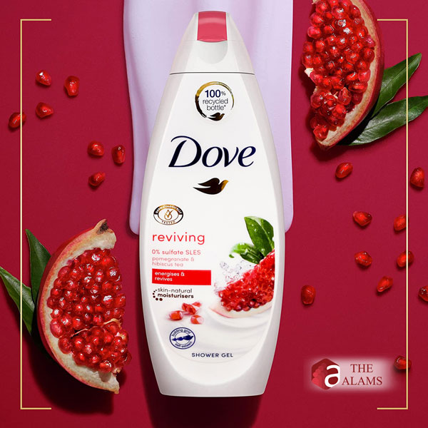 Dove Pomegranate & Hibiscus Tea Shower Gel, 500 ml 2 Dove Pomegranate & Hibiscus Tea Shower Gel, 500 ml - Image 2