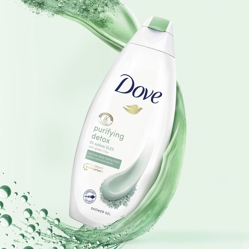 Dove Purifying Detox Shower Gel, 500 ml 1 Dove Purifying Detox Shower Gel, 500 ml
