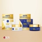 Nivea Q10 Anti Wrinkle Replenishing Day And Night Cream Set, 50 ml