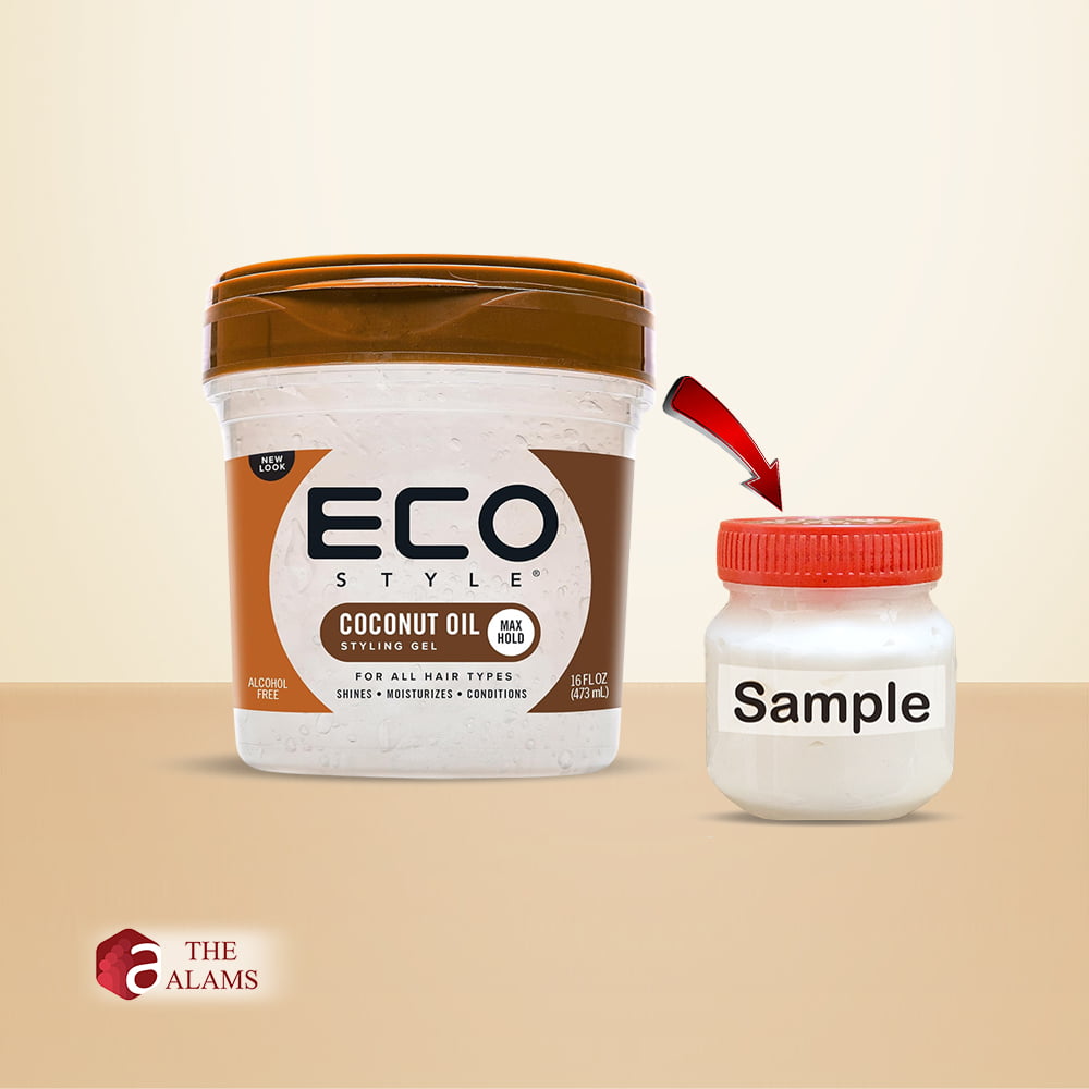 Eco Style Coconut Oil Styling Hair Gel SAMPLE, 90 g 1 Eco Style Coconut Oil Styling Hair Gel SAMPLE, 90 g