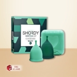 Shordy Medical Grade Silicone Menstrual Cups- Size S+L, Set of 2
