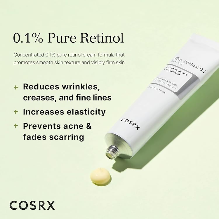 Cosrx Retinol 0.1% Cream With Super Vitamin E + Panthenol, 20 ml 2 Cosrx Retinol 0.1% Cream With Super Vitamin E + Panthenol, 20 ml - Image 2