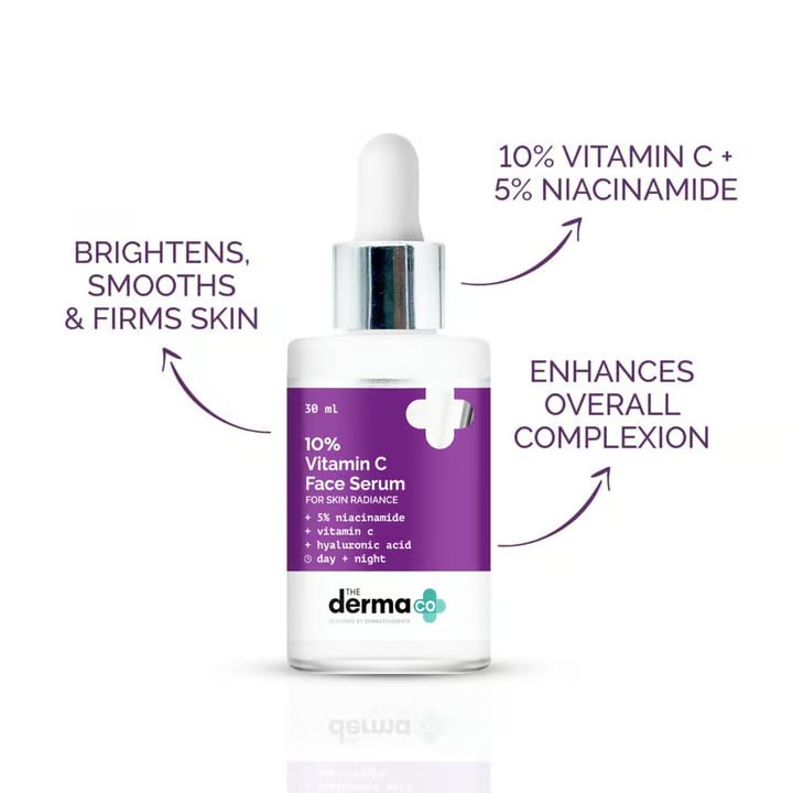 The Derma Co. 10% Vitamin C Serum For Dull Skin, 30 ml 2 The Derma Co. 10% Vitamin C Serum For Dull Skin, 30 ml - Image 2