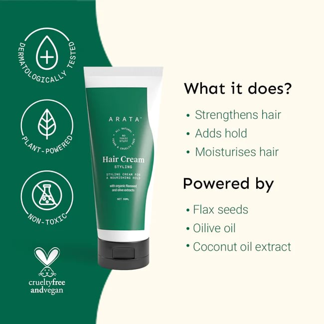 Arata Styling Hair Cream Mini, 50 ml 3 Arata Styling Hair Cream Mini, 50 ml - Image 3
