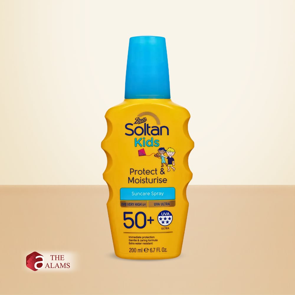 Boots Soltan Kids Sunscreen Spray SPF 50+, 200 Ml 1 Boots Soltan Kids Sunscreen Spray SPF 50+, 200 Ml