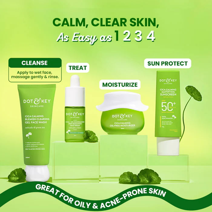 Dot & Key Cica And 2% Salicylic Face Wash For Oily Acne Prone Skin, 100 ml 8 Dot & Key Cica And 2% Salicylic Face Wash For Oily Acne Prone Skin, 100 ml - Image 8