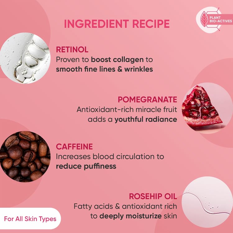Dot & Key Pomegranate Retinol And Caffeine Eye Cream, 20 ml 4 Dot & Key Pomegranate Retinol And Caffeine Eye Cream, 20 ml