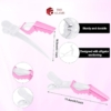 Duckbill Clips Set of 5 pcs Magenta And White 2