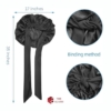 The Alams No-Slip Satin Hair Bonnet, Large Black 9 The Alams No Slip Satin Hair Bonnet Large Black 2