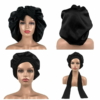 The Alams No-Slip Satin Hair Bonnet, Large Black 7 The Alams No-Slip Satin Hair Bonnet, Large Black