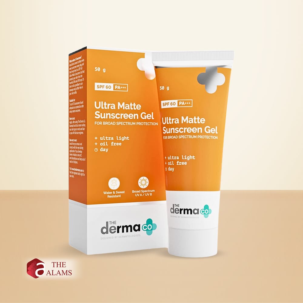 The Derma Co. Ultra Matte Sunscreen Gel SPF 60 PA+++, 50 g 1 The Derma Co. Ultra Matte Sunscreen Gel SPF 60 PA+++, 50 g