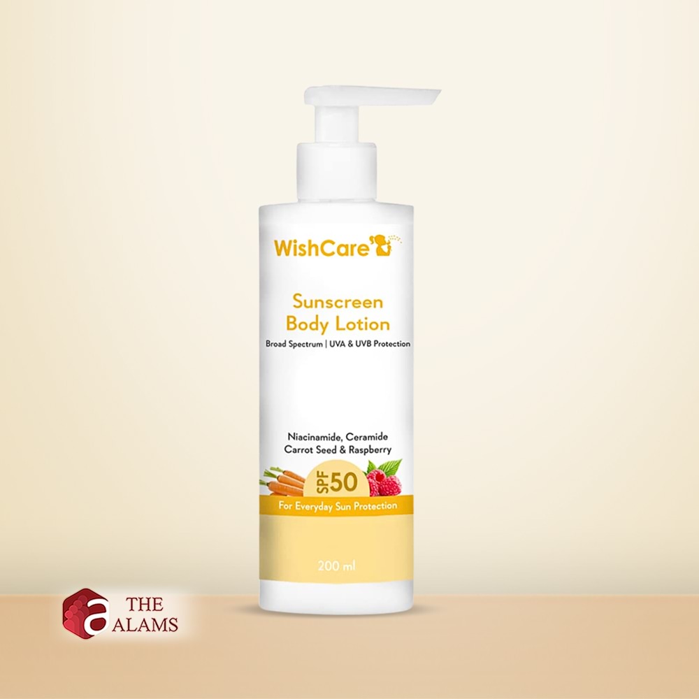 WishCare Sunscreen Body Lotion SPF 50 PA+++, 200 ml 1 WishCare Sunscreen Body Lotion SPF 50 PA+++, 200 ml