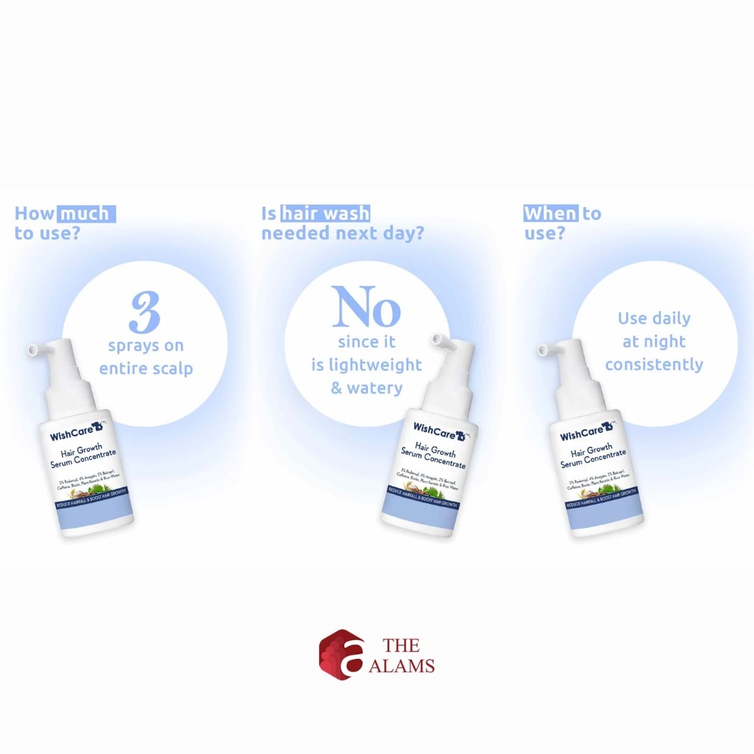 WishCare Hair Growth Serum Concentrate, 30 ml 8 WishCare Hair Growth Serum Concentrate, 30 ml