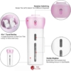 4 in 1 Cosmetic Dispenser Travel Bottle, 4 x 40 ml bottles, Color- Baby Pink