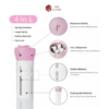 4 in 1 Cosmetic Dispenser Travel Bottle, 4 x 40 ml bottles, Color- Baby Pink
