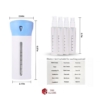 4 in 1 Cosmetic Dispenser Travel Bottle, 4 x 40 ml bottles, Color- Blue