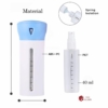 4 in 1 Cosmetic Dispenser Travel Bottle, 4 x 40 ml bottles, Color- Blue