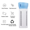 4 in 1 Cosmetic Dispenser Travel Bottle, 4 x 40 ml bottles, Color- Blue