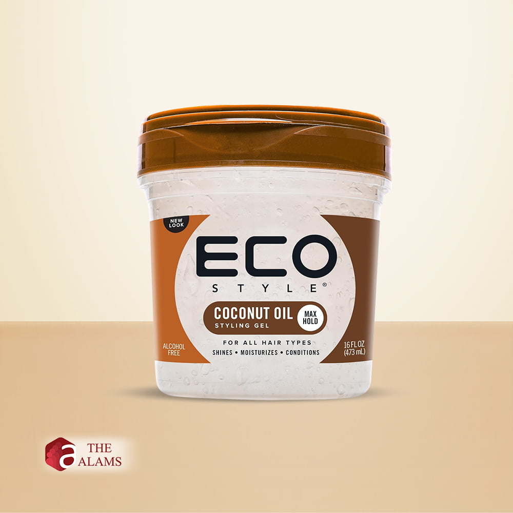 Eco Style Coconut Oil Styling Hair Gel, 473 ml 1 Eco Style Coconut Oil Styling Hair Gel, 473 ml