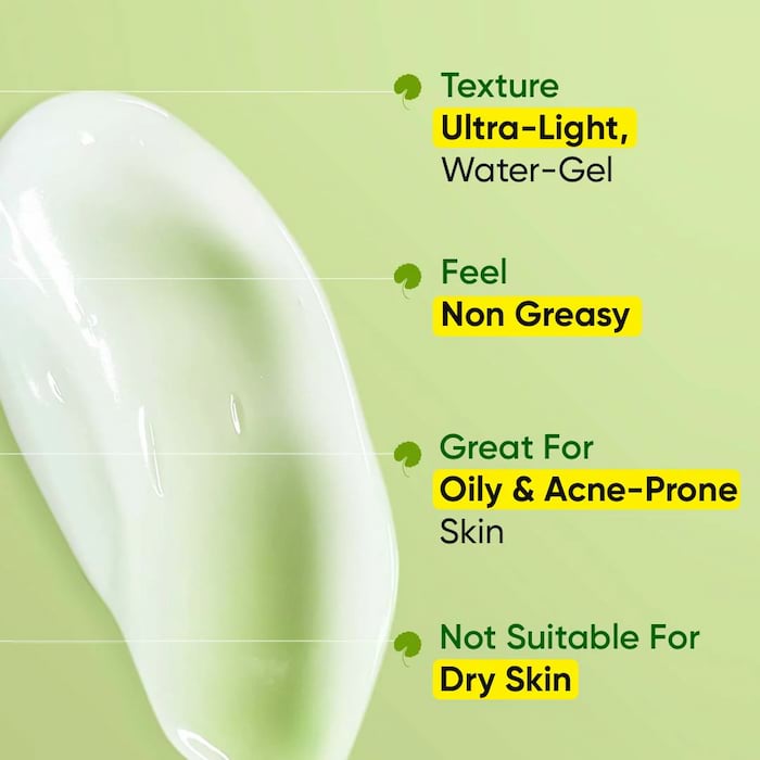 Dot & Key Cica Niacinamide Oil Free Moisturizer MINI For Acne Prone Skin, 15 ml 4 Dot & Key Cica Niacinamide Oil Free Moisturizer, 60 ml