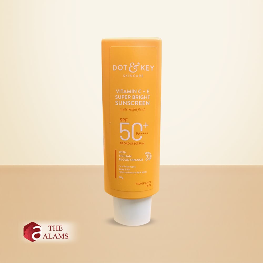 Dot & Key Vitamin C + E Super Bright Sunscreen SPF 50+ PA++++, 80 g 1 Dot & Key Vitamin C + E Super Bright Sunscreen SPF 50+ PA++++, 80 g