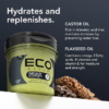 Eco Style Black Castor And Flaxseed Oil Styling Hair Gel 2