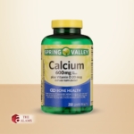 Spring Valley Calcium Plus Vitamin D Dietary Supplement 600 mg, 250 Tablets