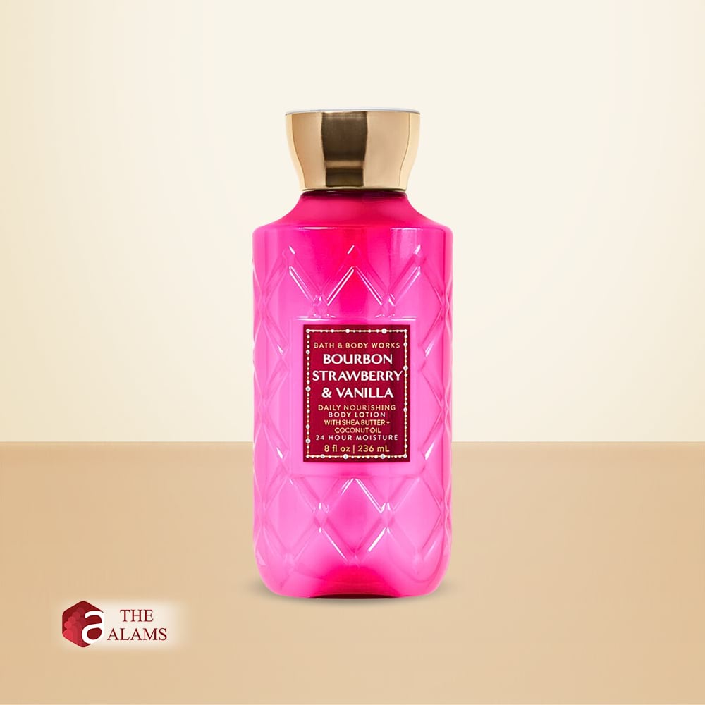 Bath & Body Works Bourbon Strawberry And Vanilla Body Lotion, 236 ml 1 Bath & Body Works Bourbon Strawberry And Vanilla Body Lotion, 236 ml