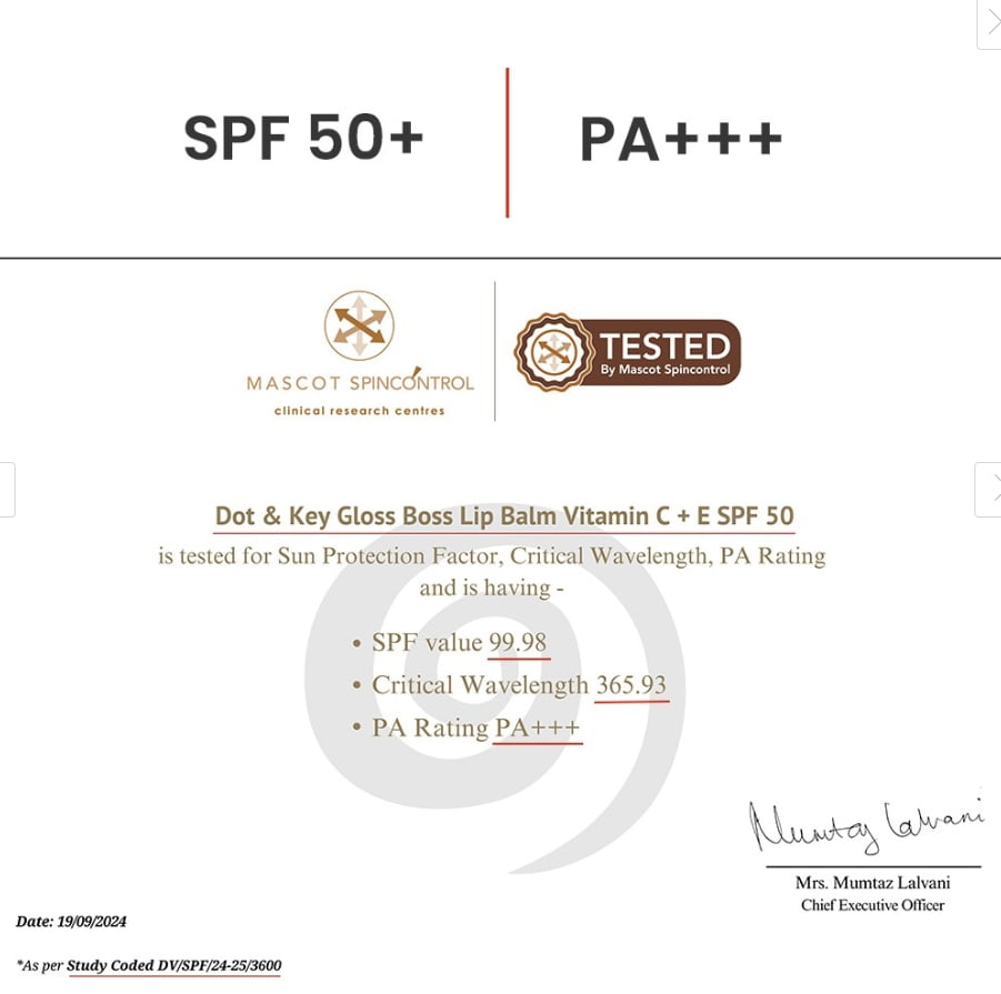 Dot & Key Gloss Boss Tinted Lip Balm SPF 50- Rose Blush, 12 g 10 Dot & Key Gloss Boss Tinted Lip Balm SPF 50- Rose Blush, 12 g - Image 10