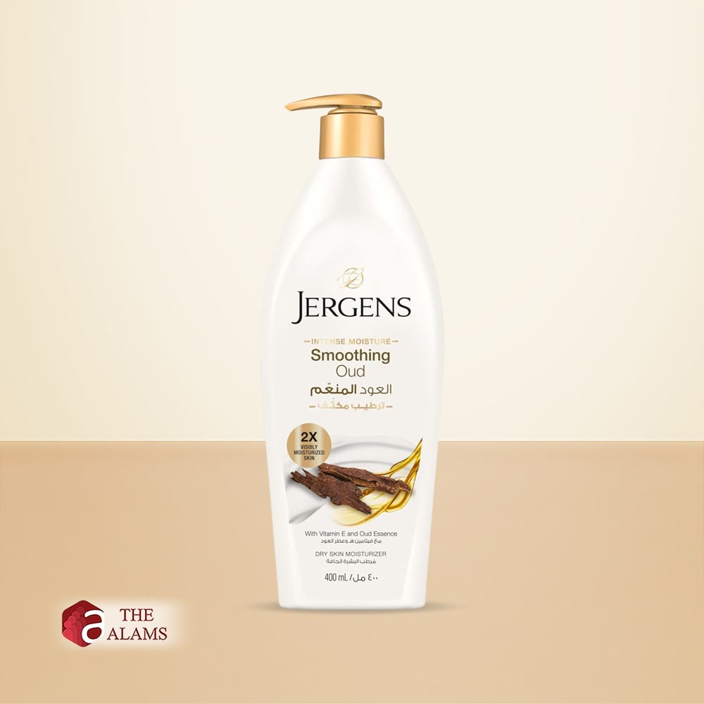 Jergens Smoothing Oud Dry Skin Body Lotion, 400 ml 1 Jergens Smoothing Oud Dry Skin Body Lotion, 400 ml