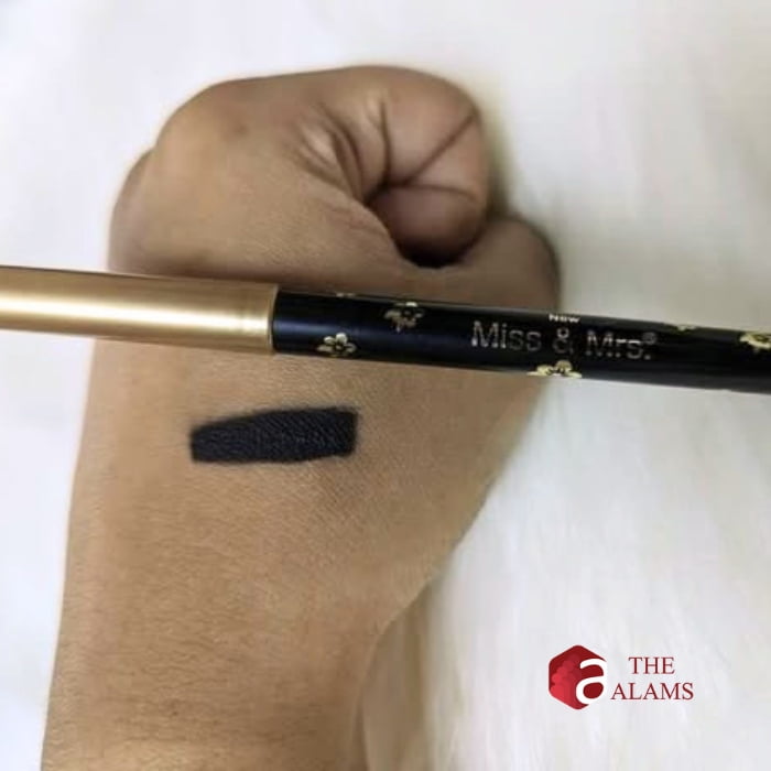 Miss & Mrs Twist Up Super Longwear And Waterproof Pencil Eyeliner, No 01- Black 2 Miss & Mrs Twist Up Super Longwear And Waterproof Pencil Eyeliner, No 01- Black - Image 2