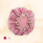 Double Layer Waterproof Shower Cap, Baby Pink