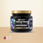 Garnier Hair Remedy Charcoal And Black Seed Oil Smoothing Hair Mask, 340 ml