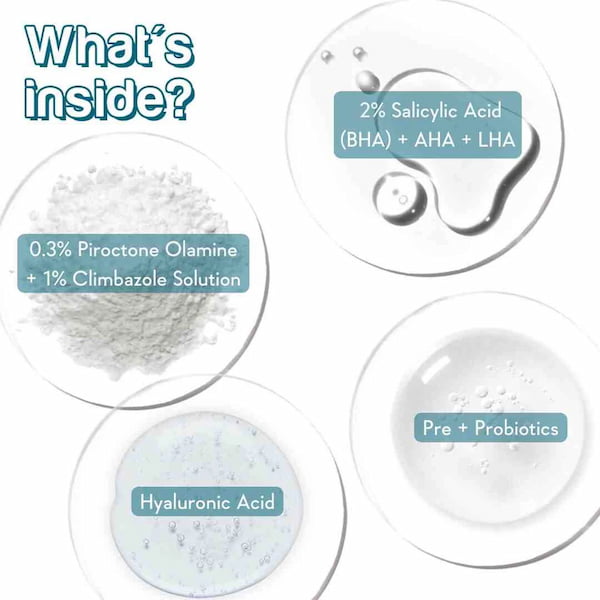 Wishcare AHA BHA Anti Dandruff Shampoo, 250 ml 5 Wishcare AHA BHA Anti Dandruff Shampoo, 250 ml - Image 5