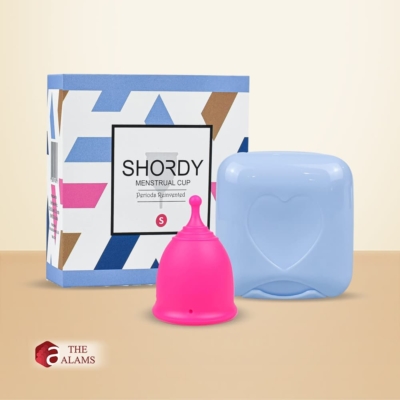 Shordy Medical Grade Silicone Menstrual Cup Pink Size S