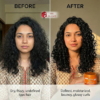 Cantu Coconut Curling Cream 340 g before after